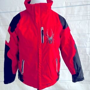 Spyder ski parka red size 14 kids